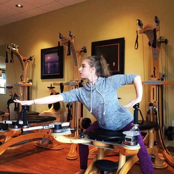 Woman on Gyrotonic® table.